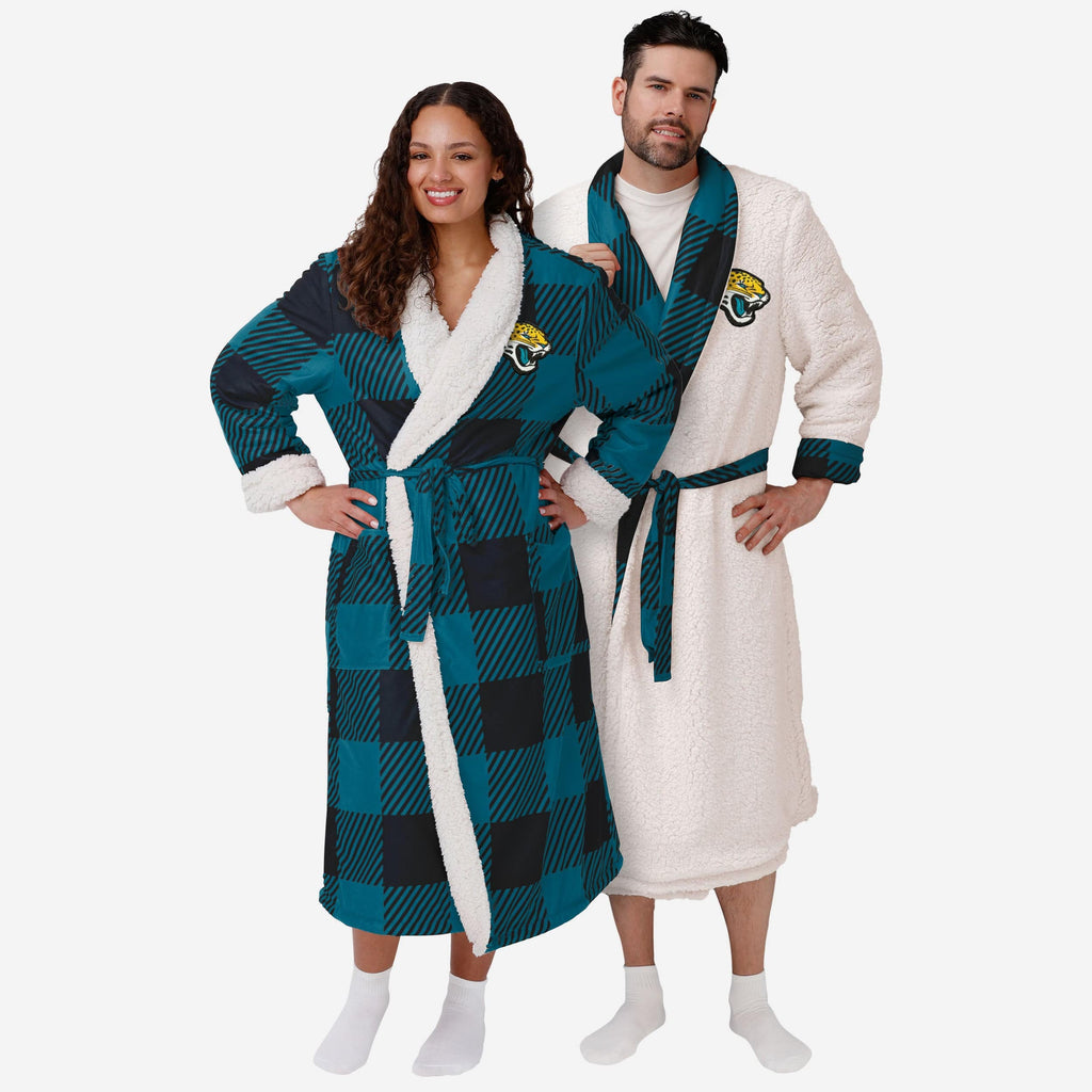 Jacksonville Jaguars Lounge Life Reversible Robe FOCO S/M - FOCO.com