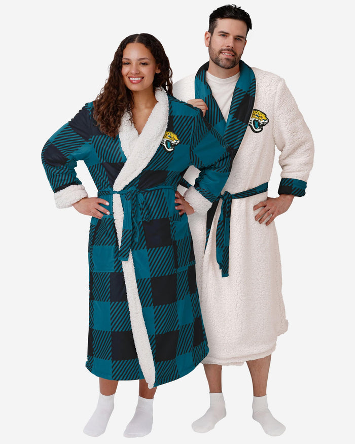 Jacksonville Jaguars Lounge Life Reversible Robe FOCO S/M - FOCO.com