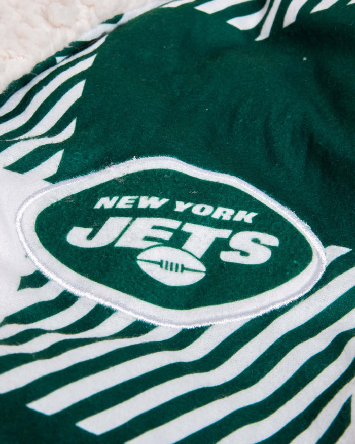 New York Jets Lounge Life Reversible Robe FOCO - FOCO.com