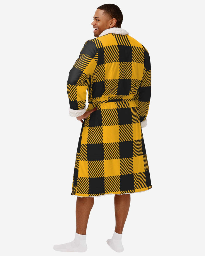 Pittsburgh Steelers Lounge Life Reversible Robe FOCO - FOCO.com