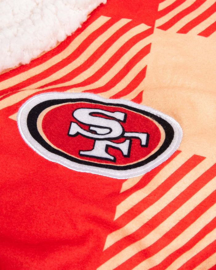 San Francisco 49ers Lounge Life Reversible Robe FOCO - FOCO.com