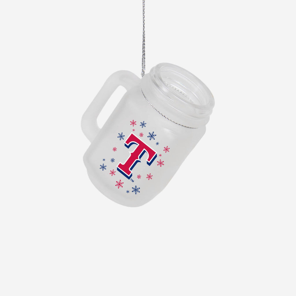 Texas Rangers Mason Jar Ornament FOCO - FOCO.com