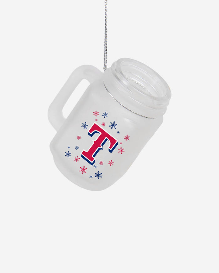 Texas Rangers Mason Jar Ornament FOCO - FOCO.com