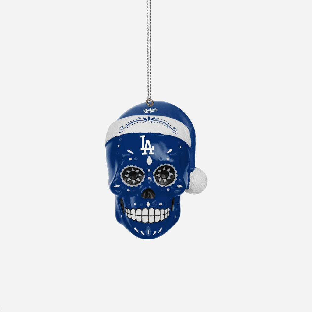 Los Angeles Dodgers Sugar Skull Ornament FOCO - FOCO.com