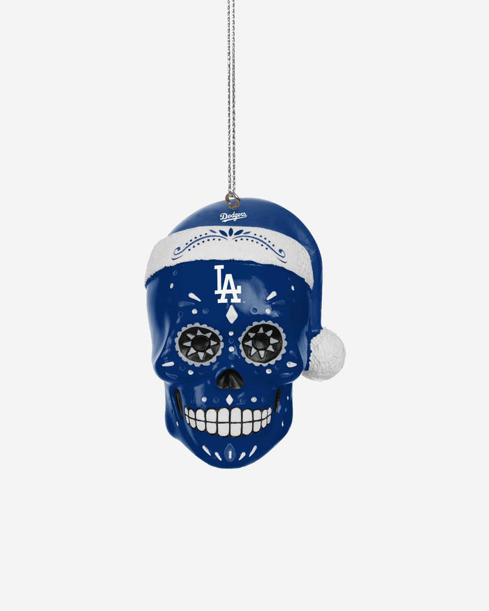 Los Angeles Dodgers Sugar Skull Ornament FOCO - FOCO.com