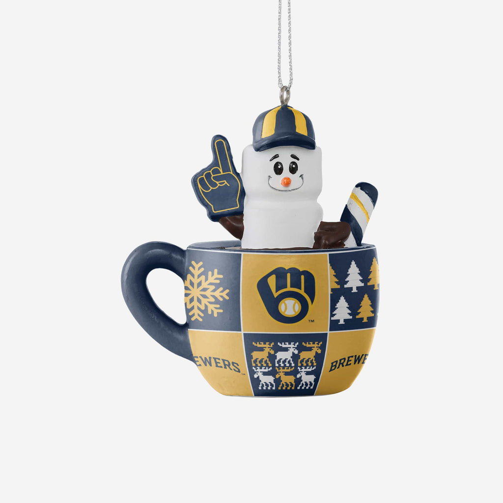 Milwaukee Brewers Smores Mug Ornament FOCO - FOCO.com