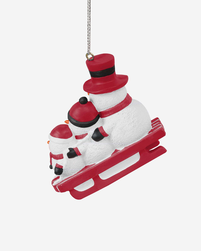 Arizona Diamondbacks Sledding Snowmen Ornament FOCO - FOCO.com