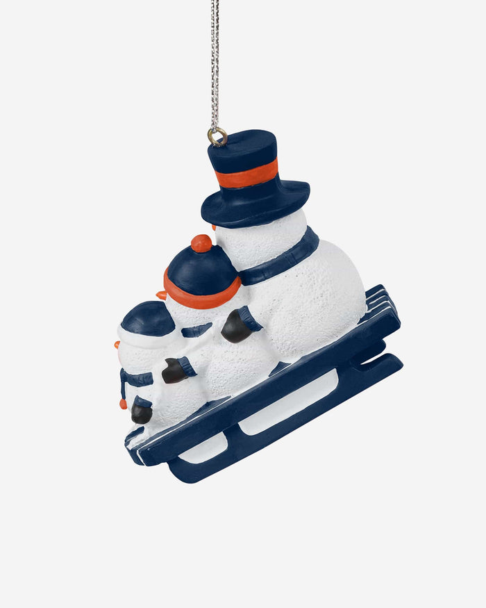 Houston Astros Sledding Snowmen Ornament FOCO - FOCO.com