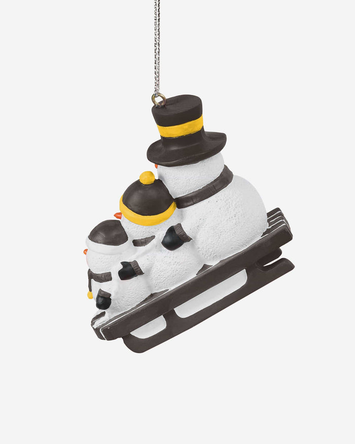 San Diego Padres Sledding Snowmen Ornament FOCO - FOCO.com