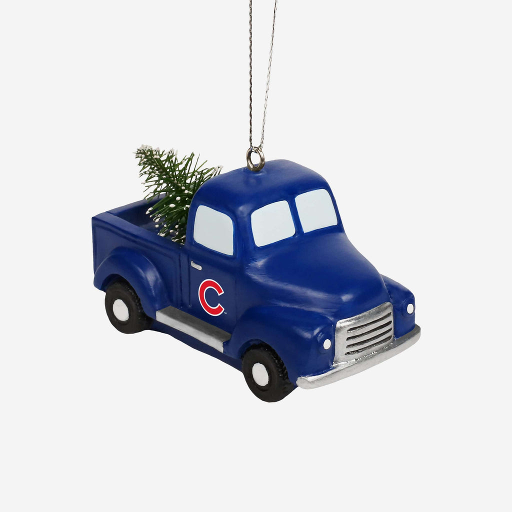 Chicago Cubs Truck With Tree Ornament FOCO - FOCO.com