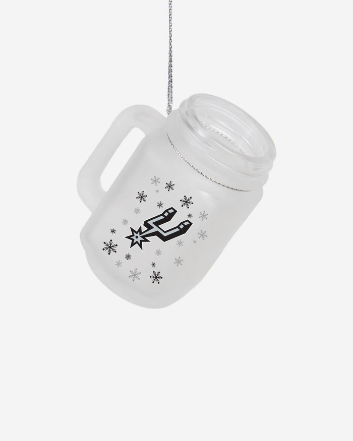 San Antonio Spurs Mason Jar Ornament FOCO - FOCO.com