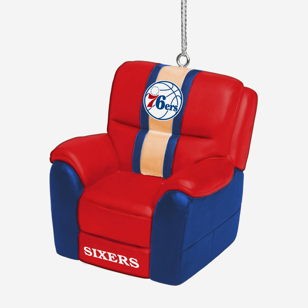 Philadelphia 76ers Reclining Chair Ornament FOCO - FOCO.com