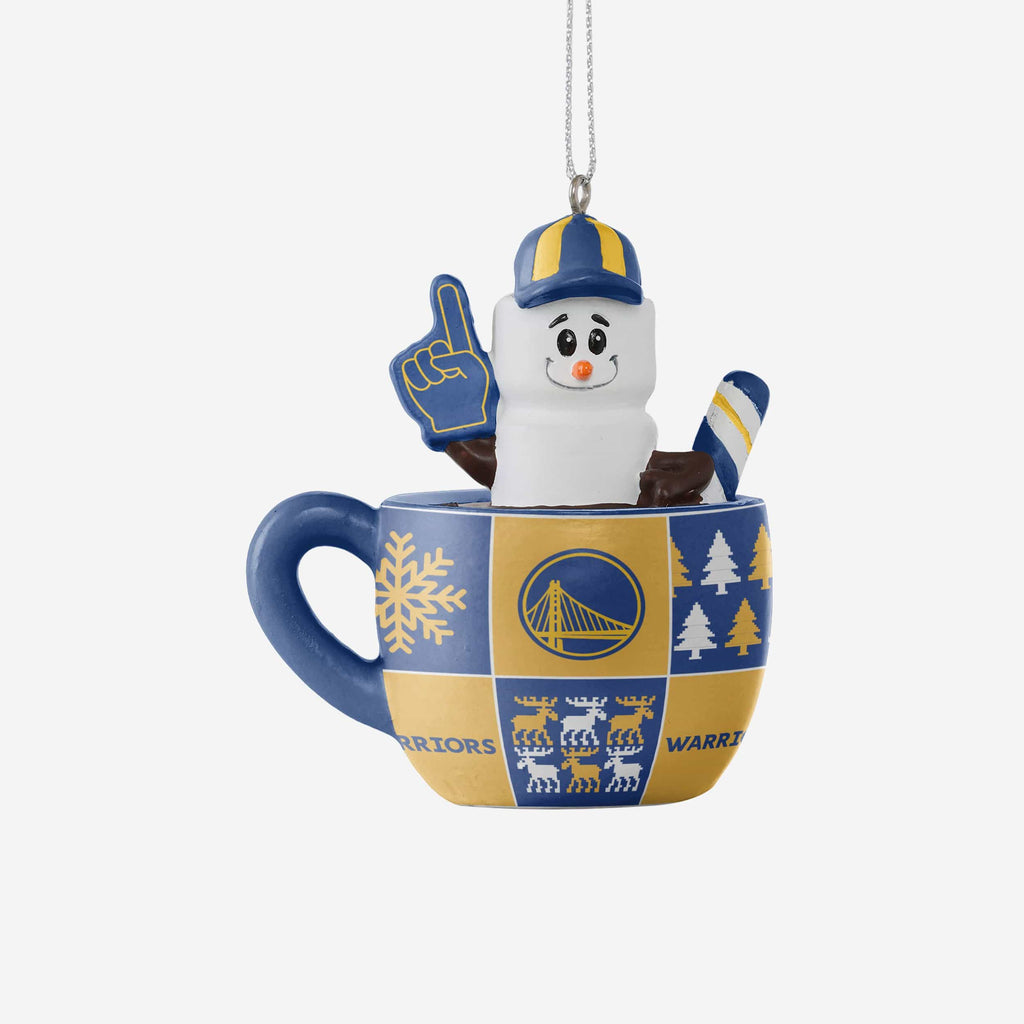 Golden State Warriors Smores Mug Ornament FOCO - FOCO.com