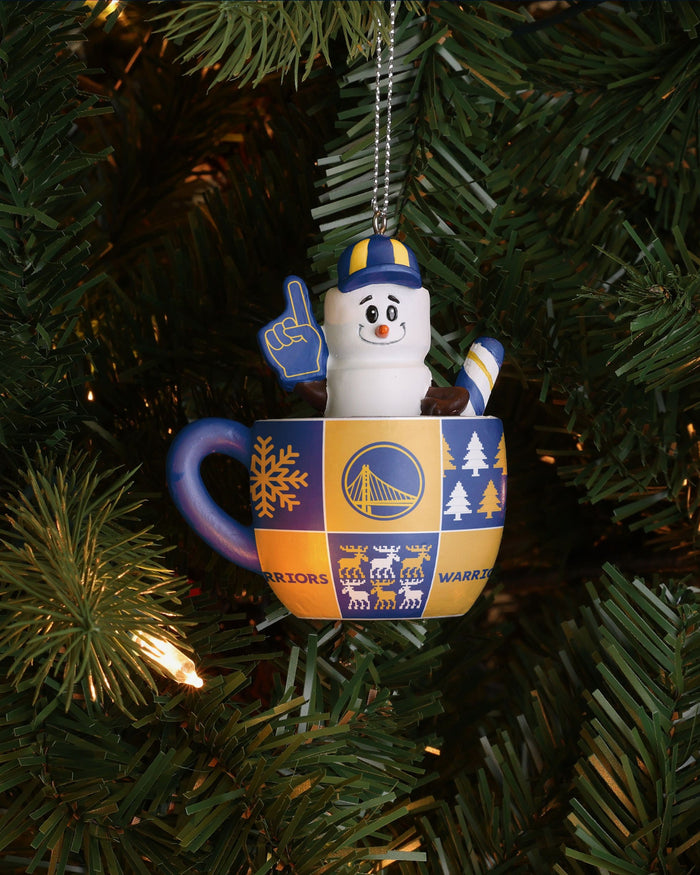 Golden State Warriors Smores Mug Ornament FOCO - FOCO.com