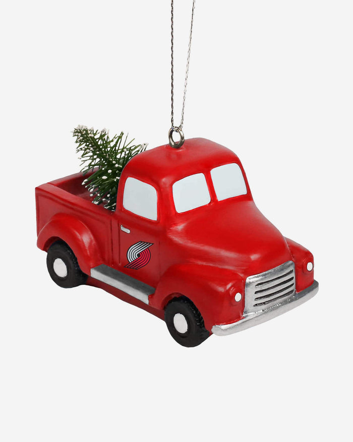 Portland Trail Blazers Truck With Tree Ornament FOCO - FOCO.com