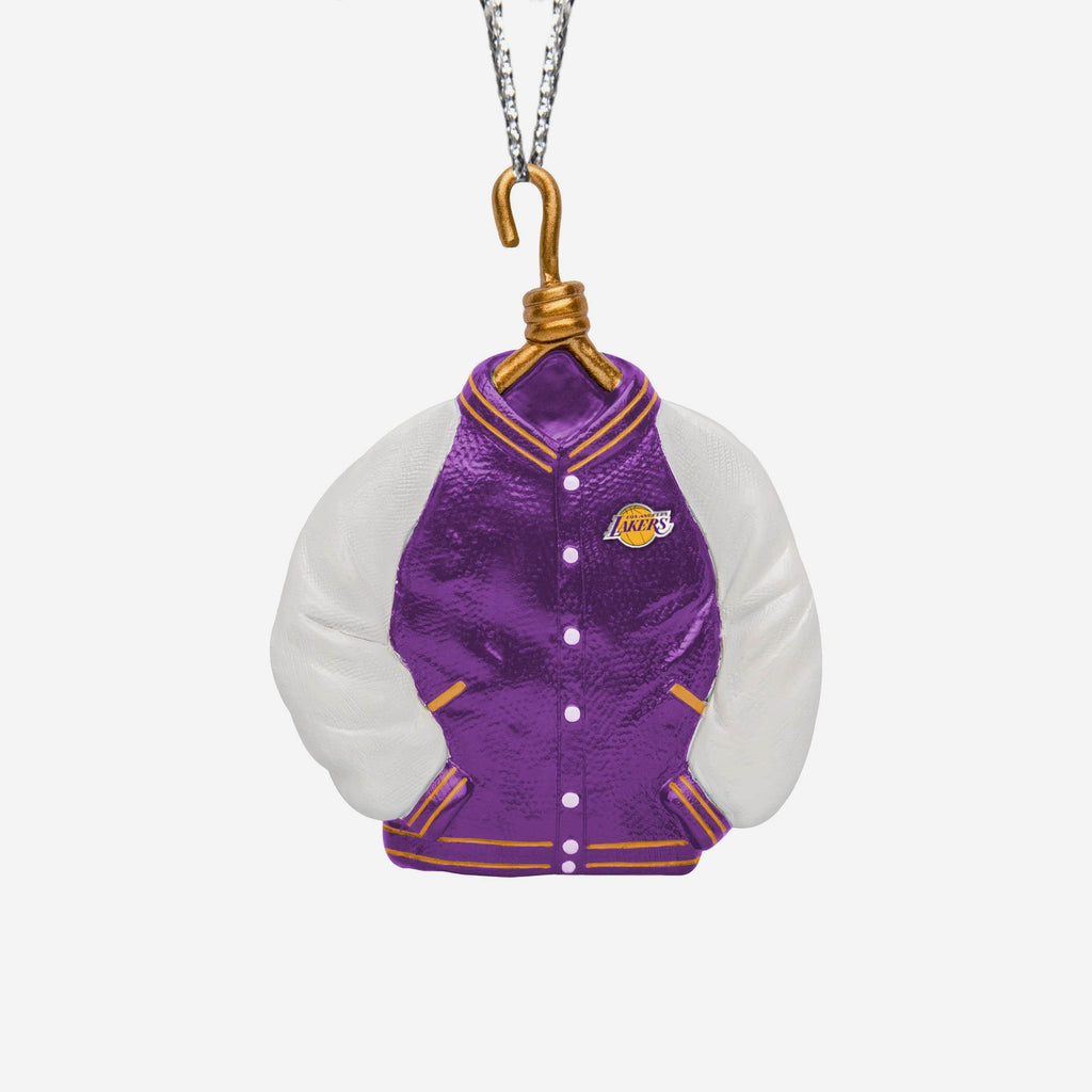 Los Angeles Lakers Varsity Jacket Ornament FOCO - FOCO.com