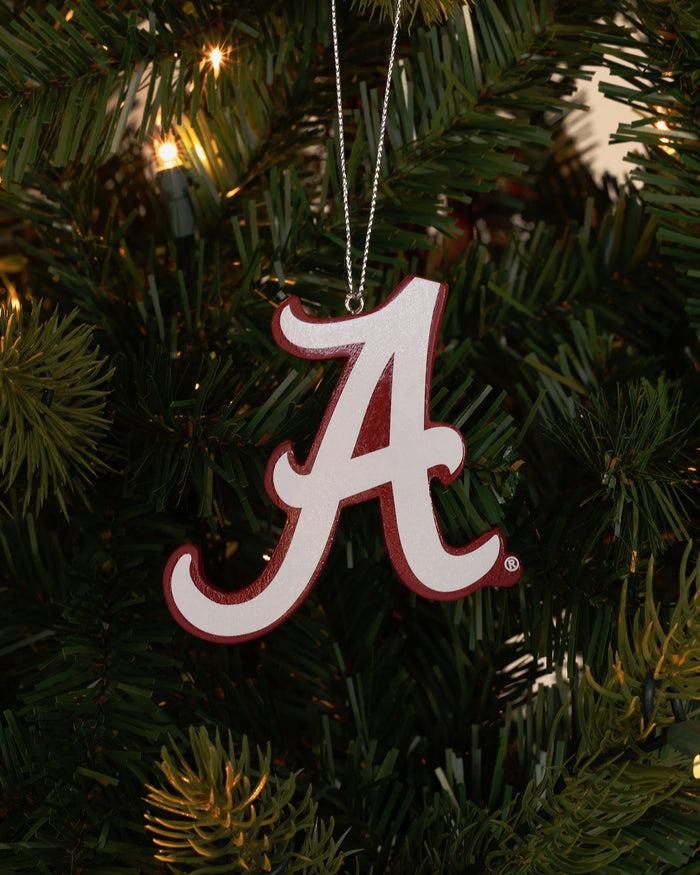 Alabama Crimson Tide Holiday Cheer Logo Ornament FOCO - FOCO.com