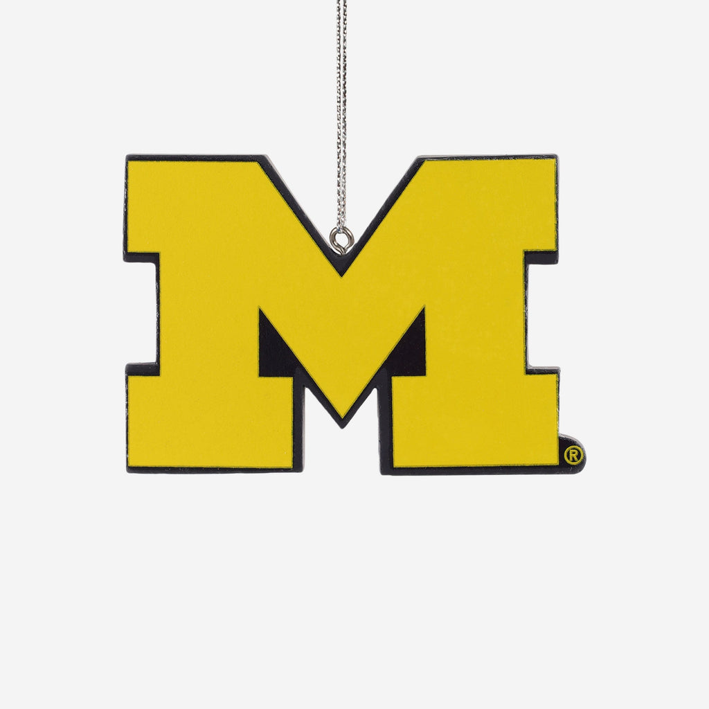 Michigan Wolverines Holiday Cheer Logo Ornament FOCO - FOCO.com