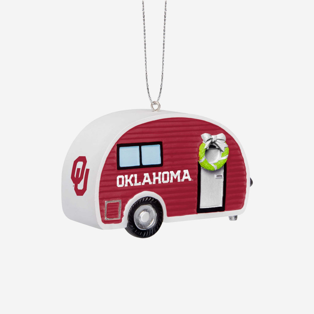 Oklahoma Sooners Camper Ornament FOCO - FOCO.com