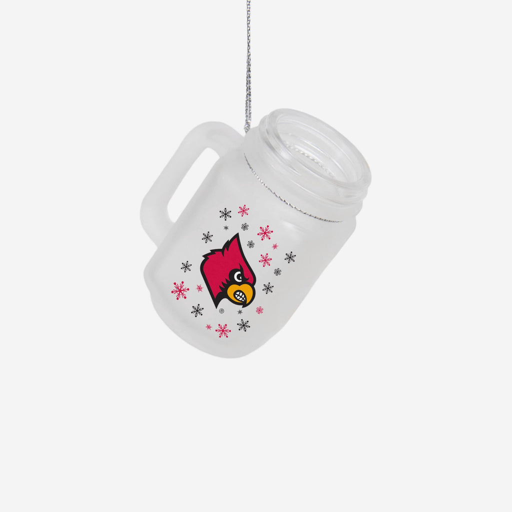 Louisville Cardinals Mason Jar Ornament FOCO - FOCO.com