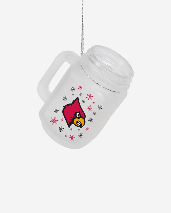 Louisville Cardinals Mason Jar Ornament FOCO - FOCO.com