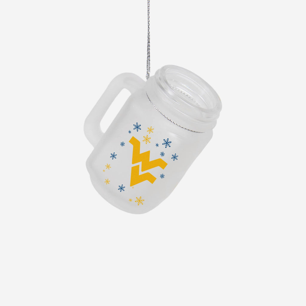West Virginia Mountaineers Mason Jar Ornament FOCO - FOCO.com