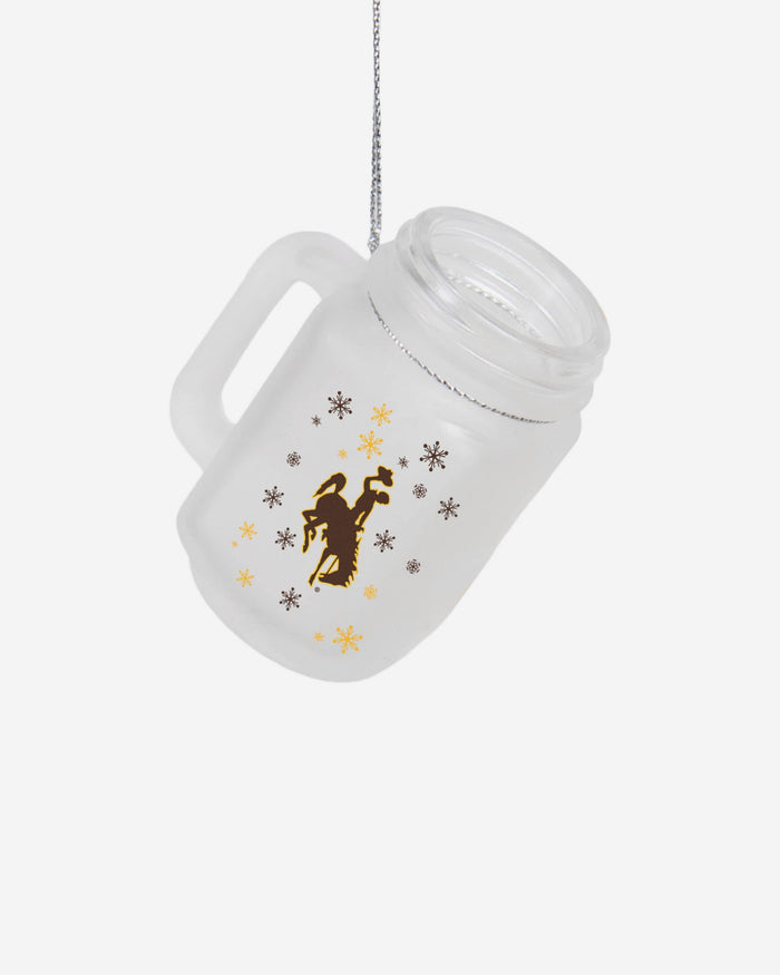 Wyoming Cowboys Mason Jar Ornament FOCO - FOCO.com