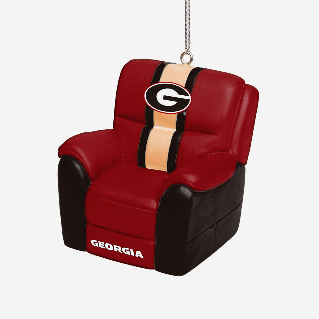 Georgia Bulldogs Reclining Chair Ornament FOCO - FOCO.com
