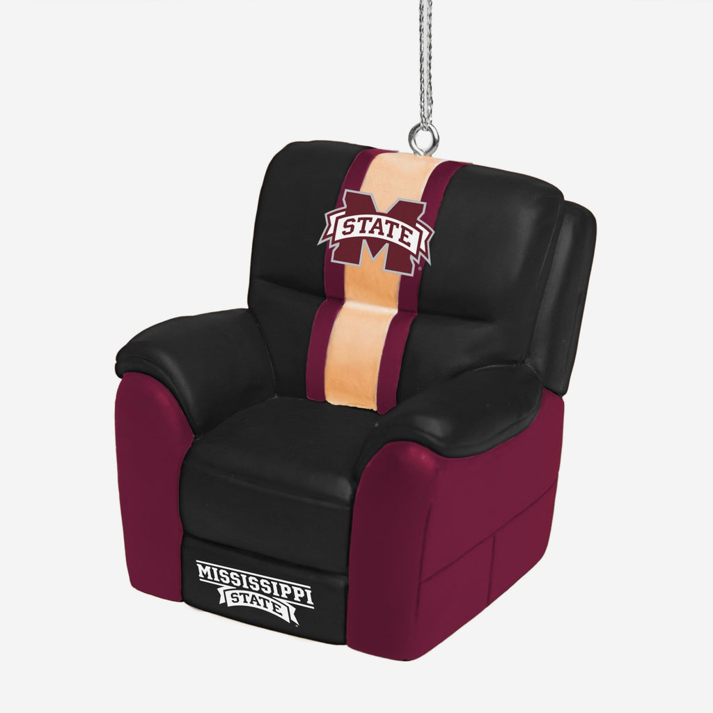 Mississippi State Bulldogs Reclining Chair Ornament FOCO - FOCO.com