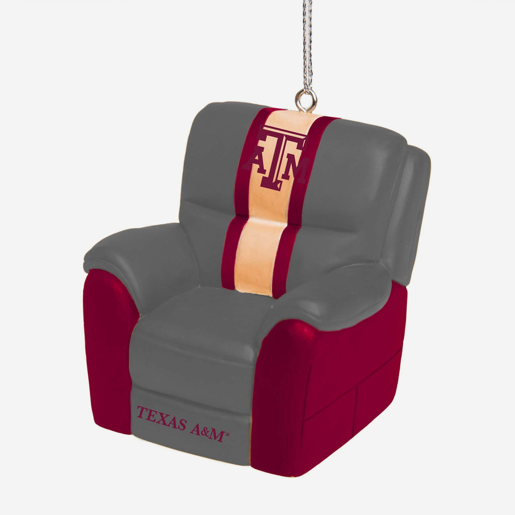 Texas A&M Aggies Reclining Chair Ornament FOCO - FOCO.com