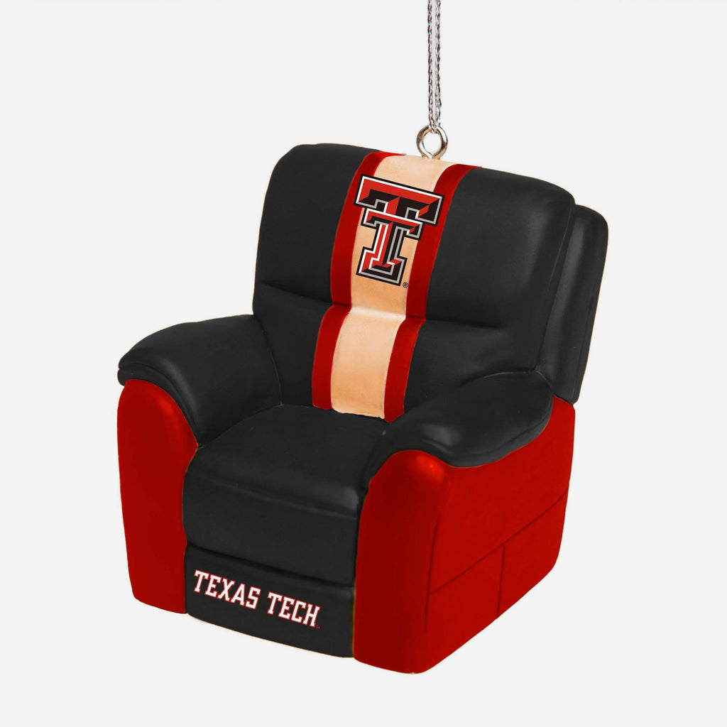 Texas Tech Red Raiders Reclining Chair Ornament FOCO - FOCO.com