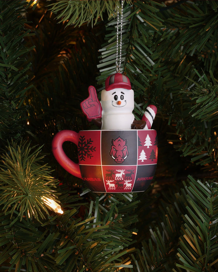 Arkansas Razorbacks Smores Mug Ornament FOCO - FOCO.com