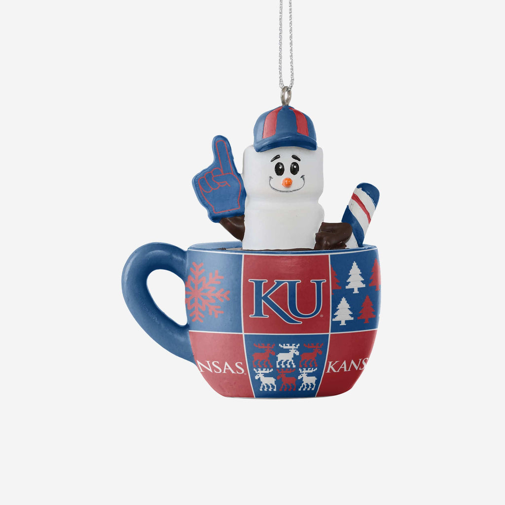 Kansas Jayhawks Smores Mug Ornament FOCO - FOCO.com