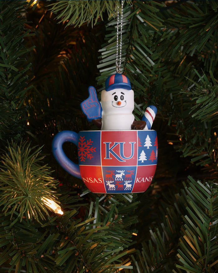 Kansas Jayhawks Smores Mug Ornament FOCO - FOCO.com