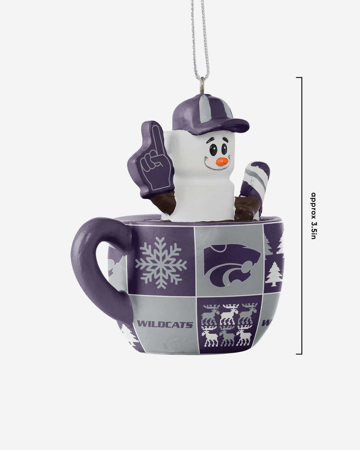 Kansas State Wildcats Smores Mug Ornament FOCO - FOCO.com