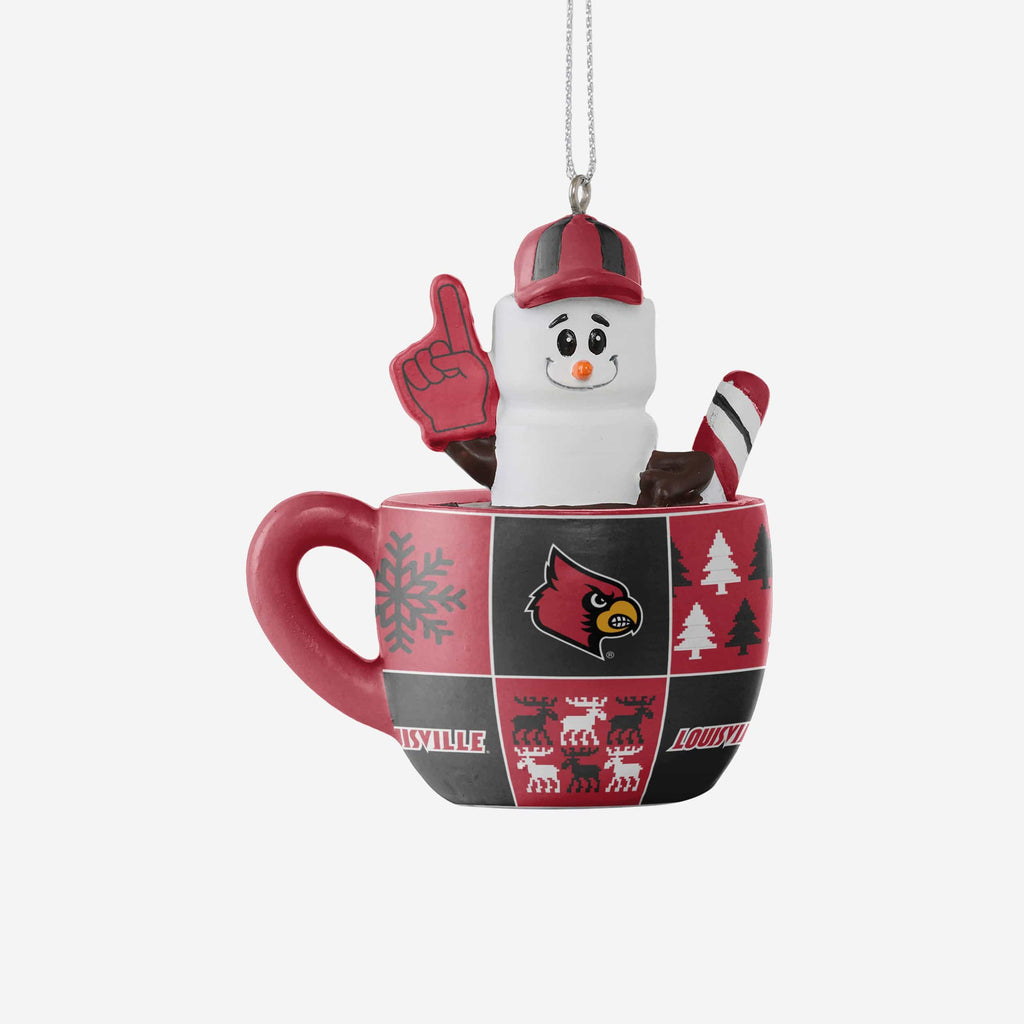 Louisville Cardinals Smores Mug Ornament FOCO - FOCO.com