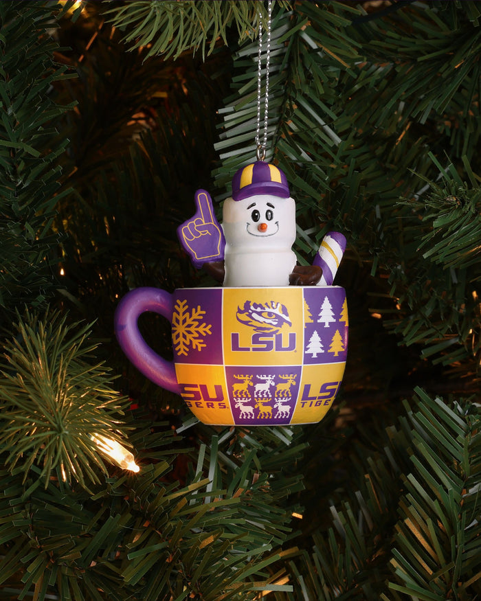 LSU Tigers Smores Mug Ornament FOCO - FOCO.com