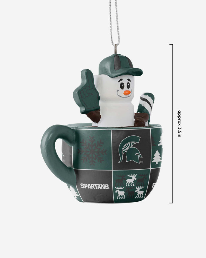 Michigan State Spartans Smores Mug Ornament FOCO - FOCO.com