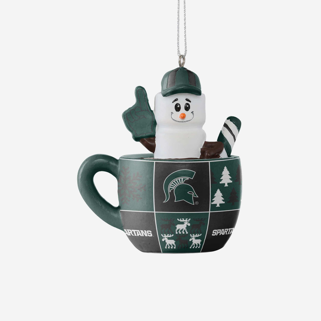 Michigan State Spartans Smores Mug Ornament FOCO - FOCO.com