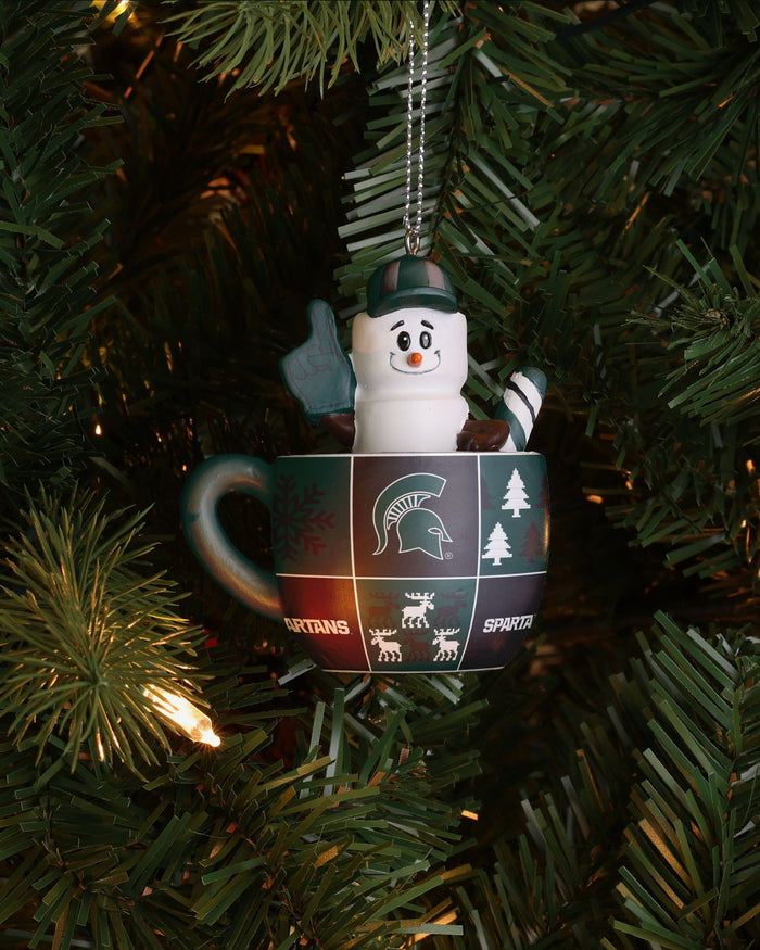 Michigan State Spartans Smores Mug Ornament FOCO - FOCO.com