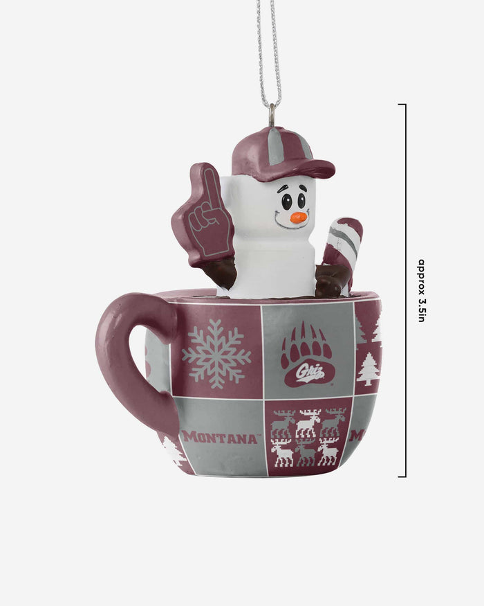 Montana Grizzlies Smores Mug Ornament FOCO - FOCO.com