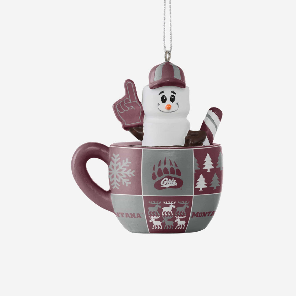 Montana Grizzlies Smores Mug Ornament FOCO - FOCO.com