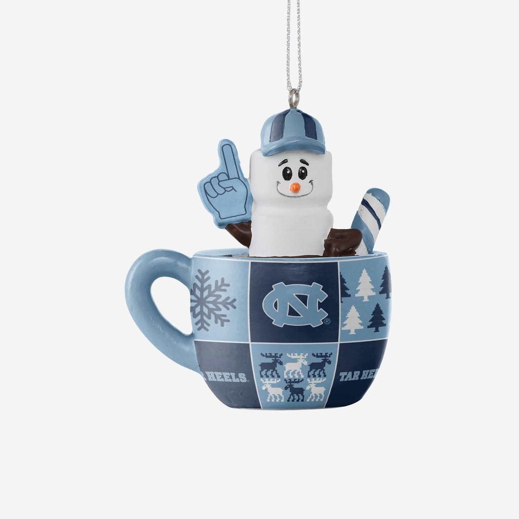 North Carolina Tar Heels Smores Mug Ornament FOCO - FOCO.com