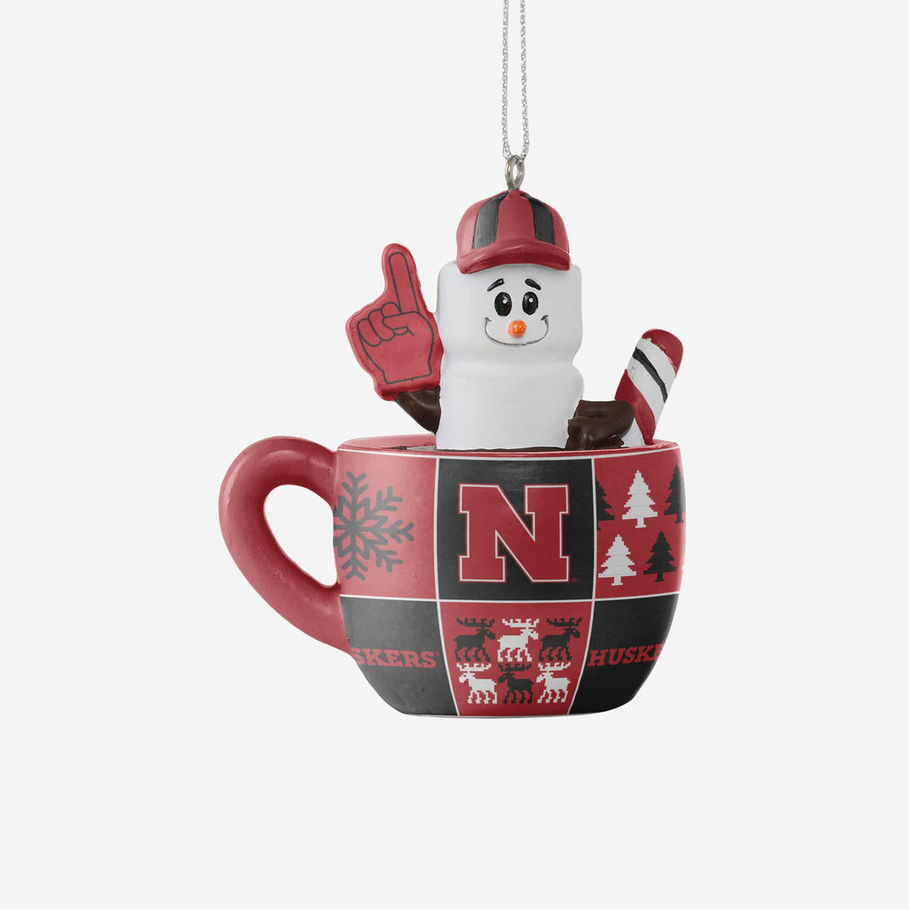 Nebraska Cornhuskers Smores Mug Ornament FOCO - FOCO.com