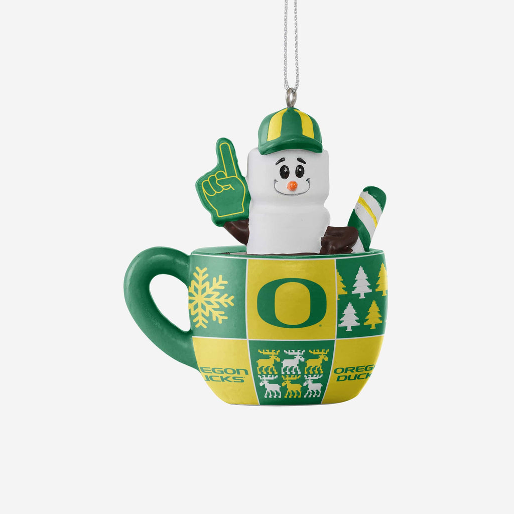 Oregon Ducks Smores Mug Ornament FOCO - FOCO.com