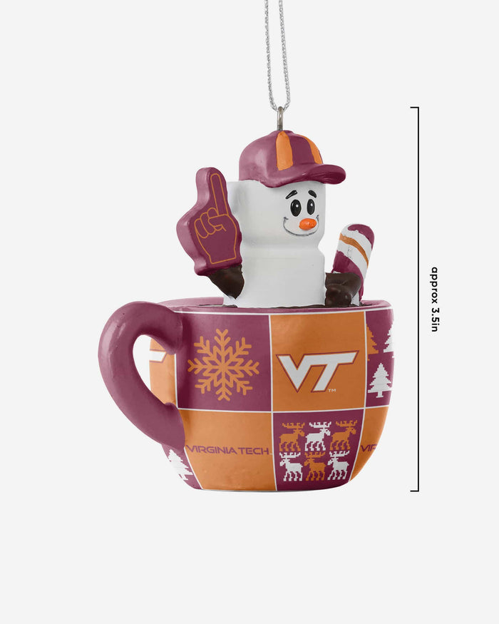 Virginia Tech Hokies Smores Mug Ornament FOCO - FOCO.com