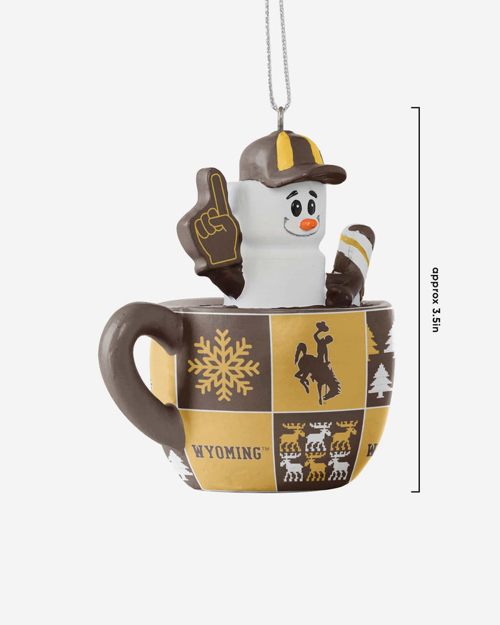 Wyoming Cowboys Smores Mug Ornament FOCO - FOCO.com