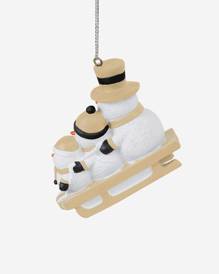 Army Black Knights Sledding Snowmen Ornament FOCO - FOCO.com