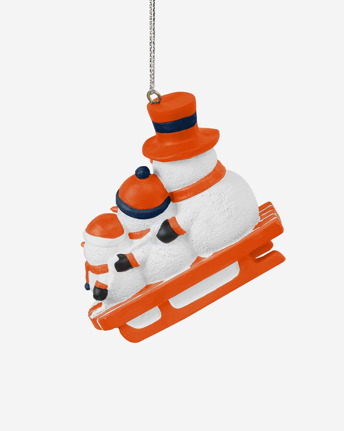 Syracuse Orange Sledding Snowmen Ornament FOCO - FOCO.com