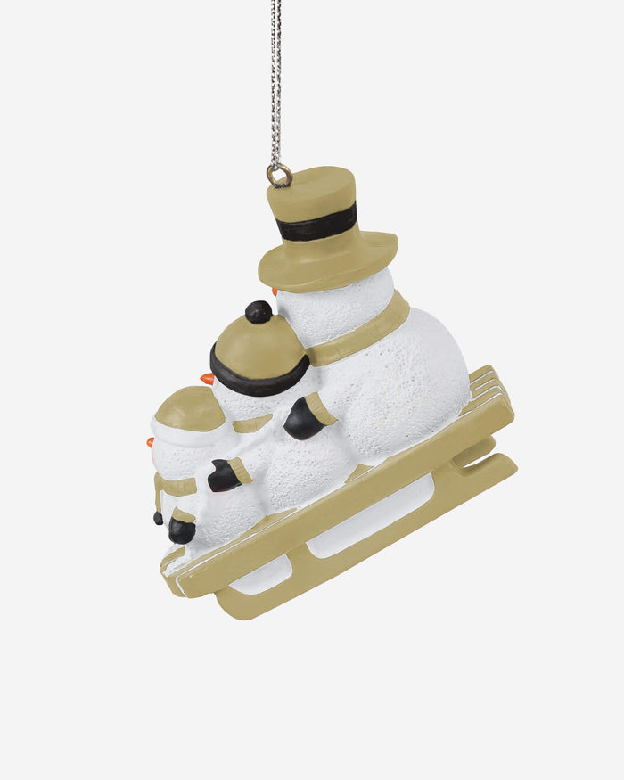 UCF Knights Sledding Snowmen Ornament FOCO - FOCO.com